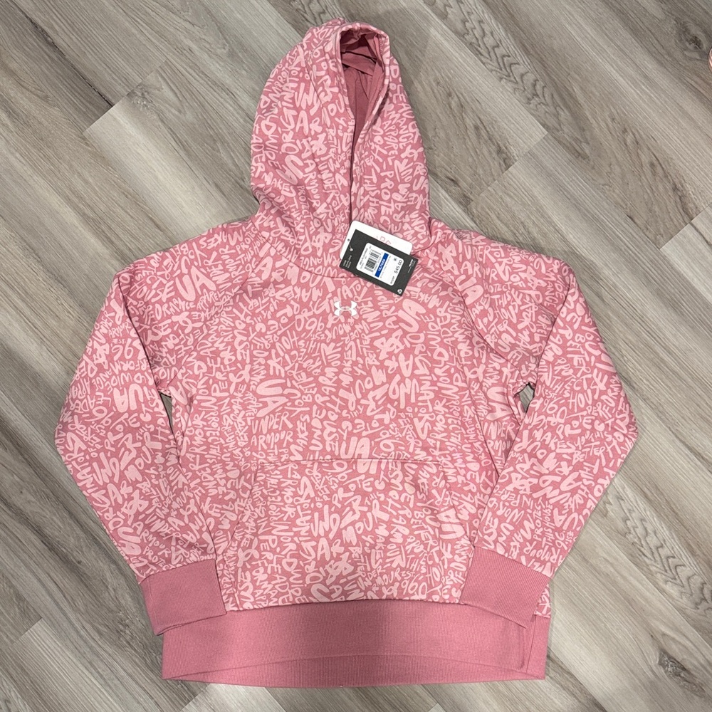 Under Armour Pink Graphic Hoodie